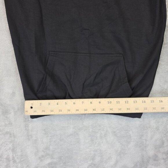 Lola and The Boys Hoodie Womens Small Black Sequin Rainbow Track Pullover Fun - Picture 8 of 11